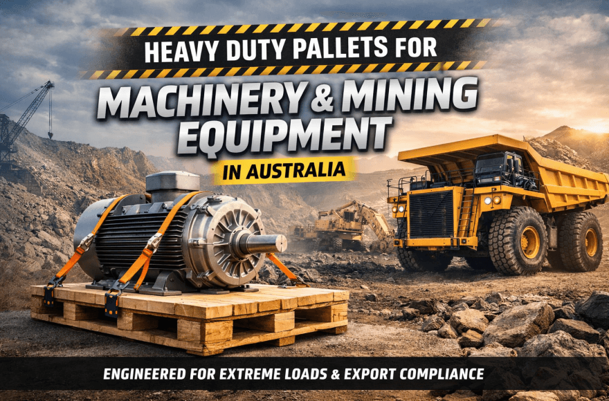 Heavy Duty Pallets for Machinery and Mining Equipment