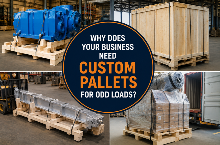 Why Does Your Business Need Custom Pallets for Odd Loads?