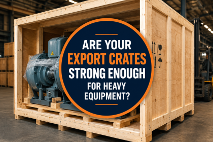 Are Your Export Crates Strong Enough for Heavy Equipment
